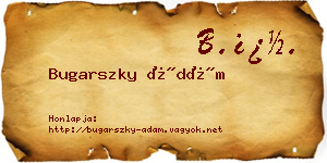 Bugarszky Ádám névjegykártya